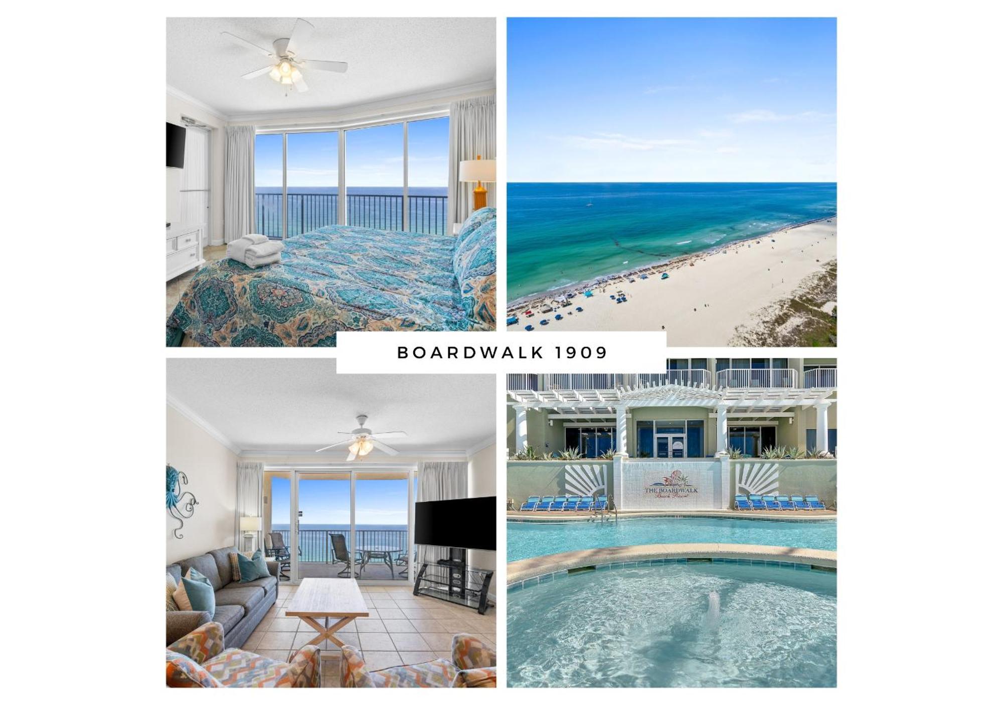 Boardwalk Beach Resort #1909 By Book That Condo Panama Stadt Exterior foto